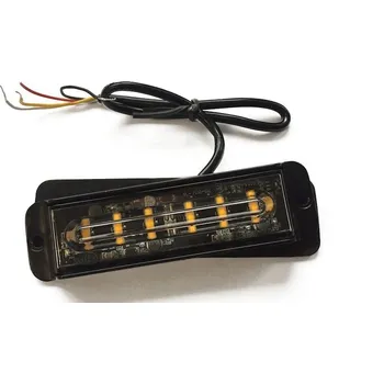 Maják Elta Predátor výstražná záblesková svítilna LED 12/24V 6x 5W modrá