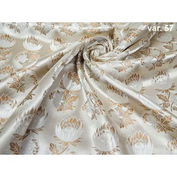 HEDVA ČESKÝ BROKÁT Ondrin 160 krojový brokát IRSKÁ RŮŽE MALÁ smetanová | 57