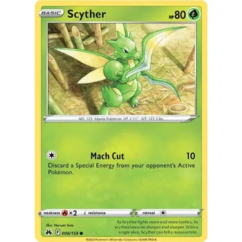 Karetní hra Scyther 006/159 - Crown Zenith Typ karty: Non-Holo