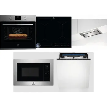 Set domácích spotřebičů ELECTROLUX KOFGH70TX + ELECTROLUX EIS62449 + ELECTROLUX LFG716X + ELECTROLUX EMS4253TEX + ELECTROLUX EES48200L