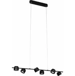 PAULMANN LED závěsné svítidlo 3-krokové-stmívatelné Puric Pane 6x4,5W černá