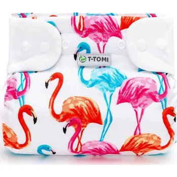 Plenkové kalhoty T-tomi Ortopedické abdukční kalhotky, patentky (3-6 kg) Flamingo