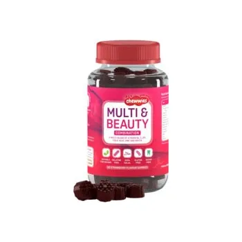 Zdraví Life Extension Chewwies Multi & Beauty Doplněk stravy s komplexem složek 30 ks, Jahoda, gummies