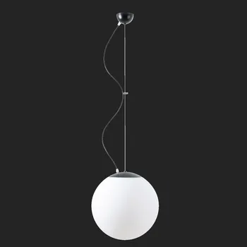 OSMONT ADR68832 ADRIA L3 závěsné skleněné svítidlo černá / bílá IP40 4000 K 27W LED nouzové kombinované 1 h