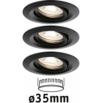 Bodové svítidlo PAULMANN LED vestavné svítidlo Nova Mini Coin základní sada výklopné 66mm 15° Coin 3x4W 230V 2700K