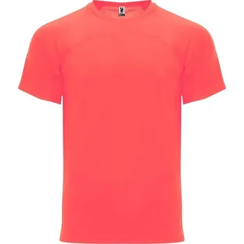 Pánská móda Tričko ROLY MONACO, barva svítivě korálová, velikost XL
