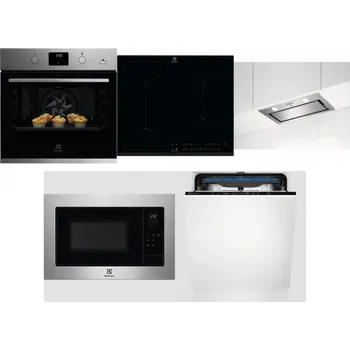Set domácích spotřebičů ELECTROLUX KODGH70TX + ELECTROLUX EIV634 + ELECTROLUX LFG716X + ELECTROLUX EMS4253TEX + ELECTROLUX EES48200L