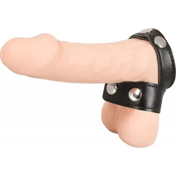 Rebel Cock Strap with Ball Stretcher / erekční popruh na penis a varlata