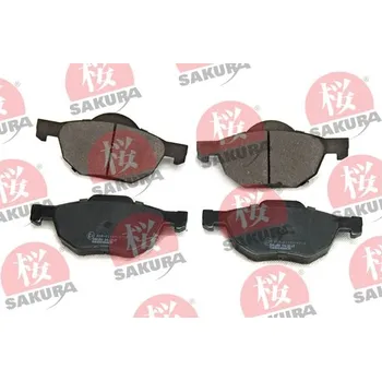 Brzdový systém Sada brzdových destiček, kotoučová brzda SAKURA 600-40-6638