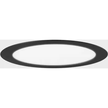 KOHL-Lighting DISC zapuštěné svítidlo s rámečkem pr. 120 mm černá 8 W CRI 80 4000K 1.10V