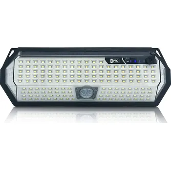 Venkovní osvětlení Bezdoteku LEDSolar 196 solární venkovní světlo svítidlo, 196 LED se senzorem, bezdrátové, 4W, studená barva