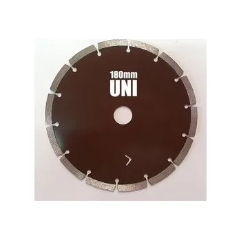 Řezný kotouč diamantový kotouč 180 mm UNI, řezný na beton a cihly