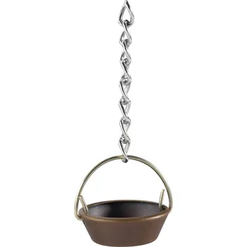 Dekorativní svítidlo Kahlert Licht 21674 měděný kotel s řetězem, dodávka bez zdroje
