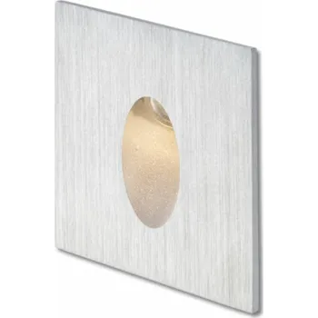 Venkovní osvětlení RENDL ELICA SQ zápustná česaný hliník 230V LED 3W IP54 3000K R12529