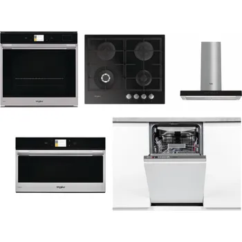 Set domácích spotřebičů WHIRLPOOL W9 OP2 4S2 H + WHIRLPOOL GOFL 629/NB + WHIRLPOOL WHBS 62F LT K + WHIRLPOOL W9 MD260 IXL + WHIRLPOOL WSIO 3O34 PFE X