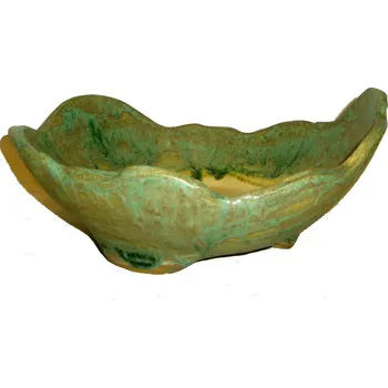 Květináč Miska tvarovaná zelená