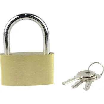 Visací zámek visací zámek na klíč Brüder Mannesmann M 413-50, 50 mm, mosaz