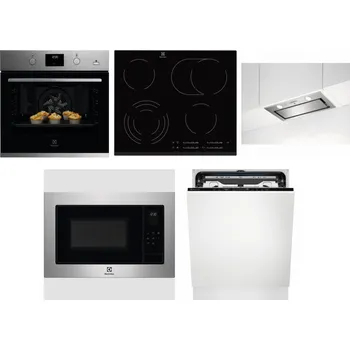 Set domácích spotřebičů ELECTROLUX KODGH70TX + ELECTROLUX EHF6547FXK + ELECTROLUX LFG716X + ELECTROLUX EMS4253TEX + ELECTROLUX EEM69410L