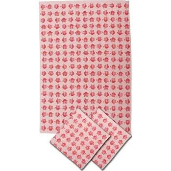 Utěrka Utěrky žakárové SOVIČKY ČERVENÉ