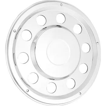 Poklice na kolo Kryt kola, poklice 22,5" nerezová zadní plochá