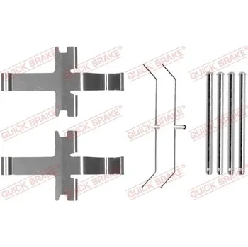 Brzdový systém Sada příslušenství obložení kotoučové brzdy QUICK BRAKE 109-1752
