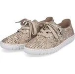 Dámské kožené polobotky M2306-91 Rieker béžové Barva: beige, Velikost: 42