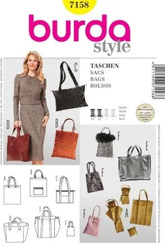 Burda 7158 střih kabelka/taška/shopper