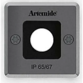 Venkovní osvětlení Artemide Ego 55 Flat pochozí ocel 14d 3000K čtverec T40003SPW00