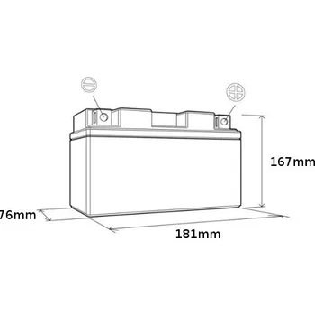 Motodíl Baterie MR3 BMW R 850 C rok 99-06