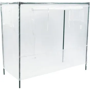 Skleník Fóliovník na vyvýšený záhon M 118 x 55,00 x 105 cm hranatý transparentní
