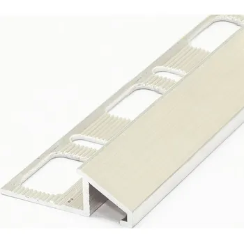 Stavební profil Přechodová dlažbová lišta 10 mm, 2,5 m přírodní hliník