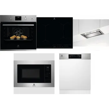 Set domácích spotřebičů ELECTROLUX KODGH70TX + ELECTROLUX EIV634 + ELECTROLUX LFG716X + ELECTROLUX EMS4253TEX + ELECTROLUX EEM48300IX