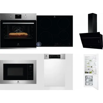 Set domácích spotřebičů ELECTROLUX KOFGH70TX + ELECTROLUX LIR60433B + ELECTROLUX LFV316K + ELECTROLUX EMS4253TEX + ELECTROLUX EEM43300IX + ELECTROLUX ENT6TF18S