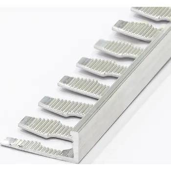 Stavební profil Lišta Havos Flexi tvarovací L 12,5 /2,5m přírodní hliník, masiv (AL flexi "L" 12,5mm / 2,5m )