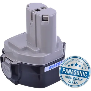 Baterie AVACOM MAKITA 1234 Ni-MH 12V 3000mAh, články PANASONIC ATMA-12Mh-30H