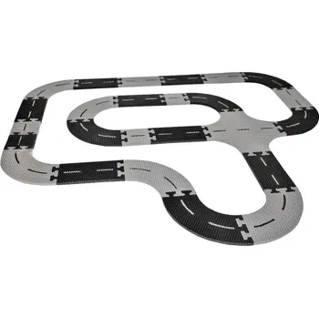 VYLEN Pěnová autodráha 90 Černá / 81 Světle šedá