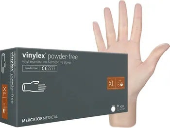 Vyšetřovací rukavice Mercator Medical Vinylex vinylové nepudrované