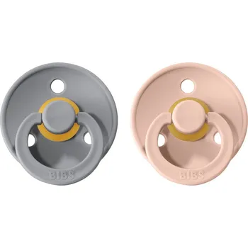 dudlíky Bibs Colour dudlíky z kaučuku 2 ks - Cloud/ Blush Velikost 1 ( 0 - 6 měsíců)