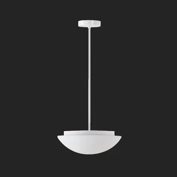 OSMONT AUR54004 AURA P3 závěsné skleněné svítidlo bílá IP40 2x75W E27