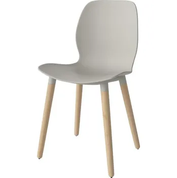 Jídelní židle Bolia Jídelní židle Seed Wood, white pigmented oak / grey