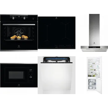Set domácích spotřebičů ELECTROLUX KODEH70X + ELECTROLUX EIV634 + ELECTROLUX LFT426X + ELECTROLUX LMS2203EMX + ELECTROLUX EES48200L + ELECTROLUX ENT6TF18S