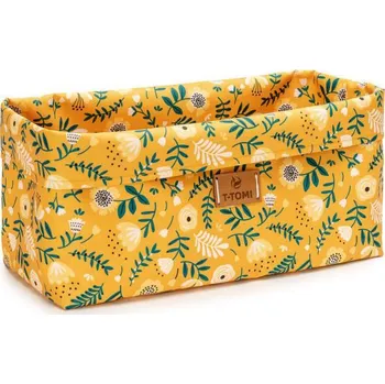 T-tomi Cestovní taštička Long Baggie Mustard flowers