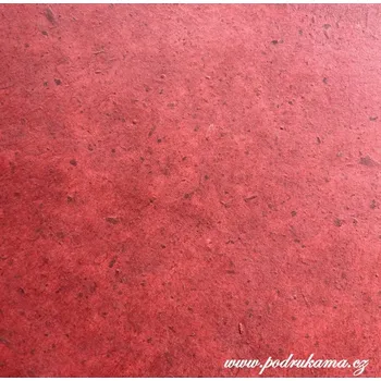 Umělecký papír Sapaimport Morušový papír Kůra - červený Velikost: 23x32 cm