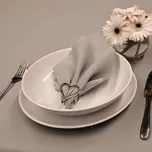 Nešpinivý / teflonový látkový ubrus UNI 3267 ŠEDÁ, průměr 140cm (kruh)