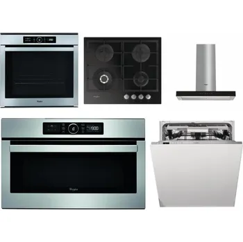 Set domácích spotřebičů WHIRLPOOL ABSOLUTE AKZM 8480 IX + WHIRLPOOL GOFL 629/NB + WHIRLPOOL WHBS 62F LT K + WHIRLPOOL ABSOLUTE AMW 730 IX + WHIRLPOOL WIO 3T133 PLE