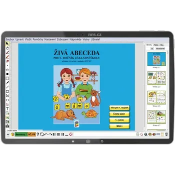 Software MIUč+ Živá abeceda, Slabikář, Písanky (sada) - Píšeme tiskacím písmem - školní licence pro 1 učitele na 1 školní rok 1-50-T1 -