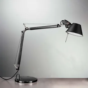 Lampička Artemide TOLOMEO stolní MINI žárovková černá 220V bez podstavce A005940