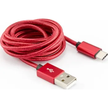 Datový kabel Sbox USB-TYPEC-15R USB->Type C M/M 1.5m fruity red