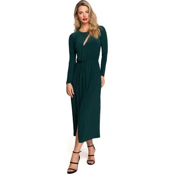 Dámské šaty Recenze Makover K139 lahvově zelené L