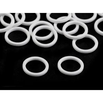 Pro Háčkování Posunovač / kroužek na podprsenku bílý 12 mm